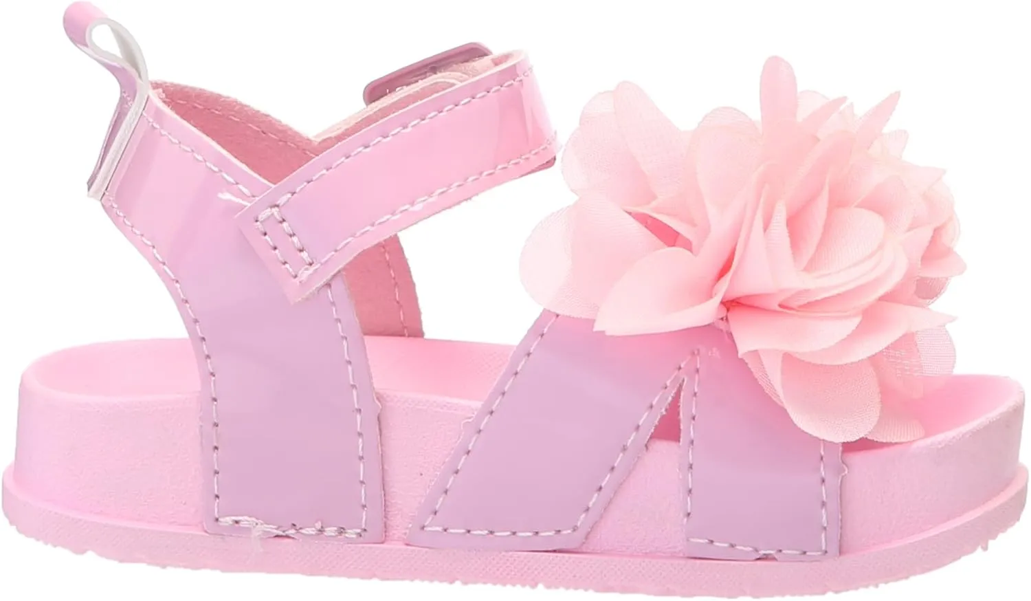 Laura Ashley Girls Sandals - Platform Footbed Sandal with Flower