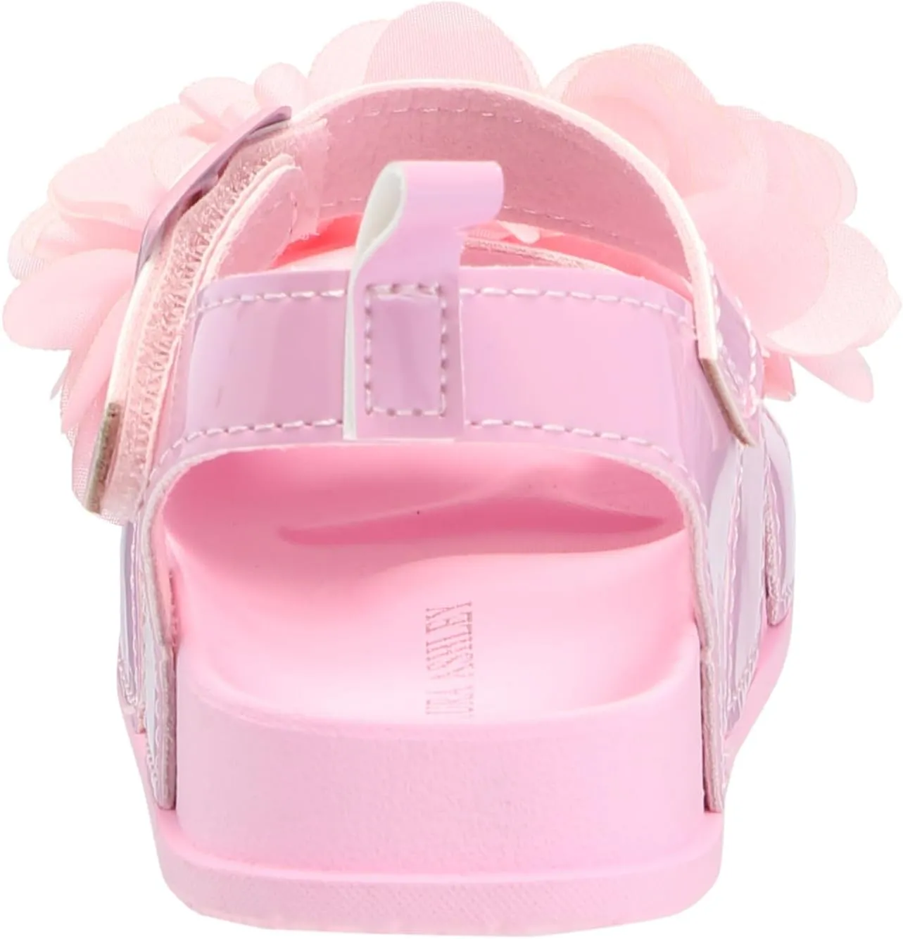 Laura Ashley Girls Sandals - Platform Footbed Sandal with Flower