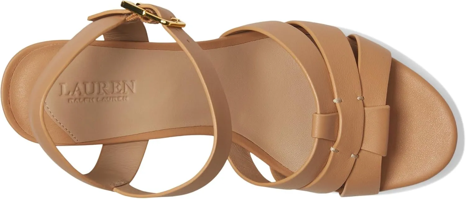 Lauren Ralph Lauren Women's Soffia Nappa Leather Sandal