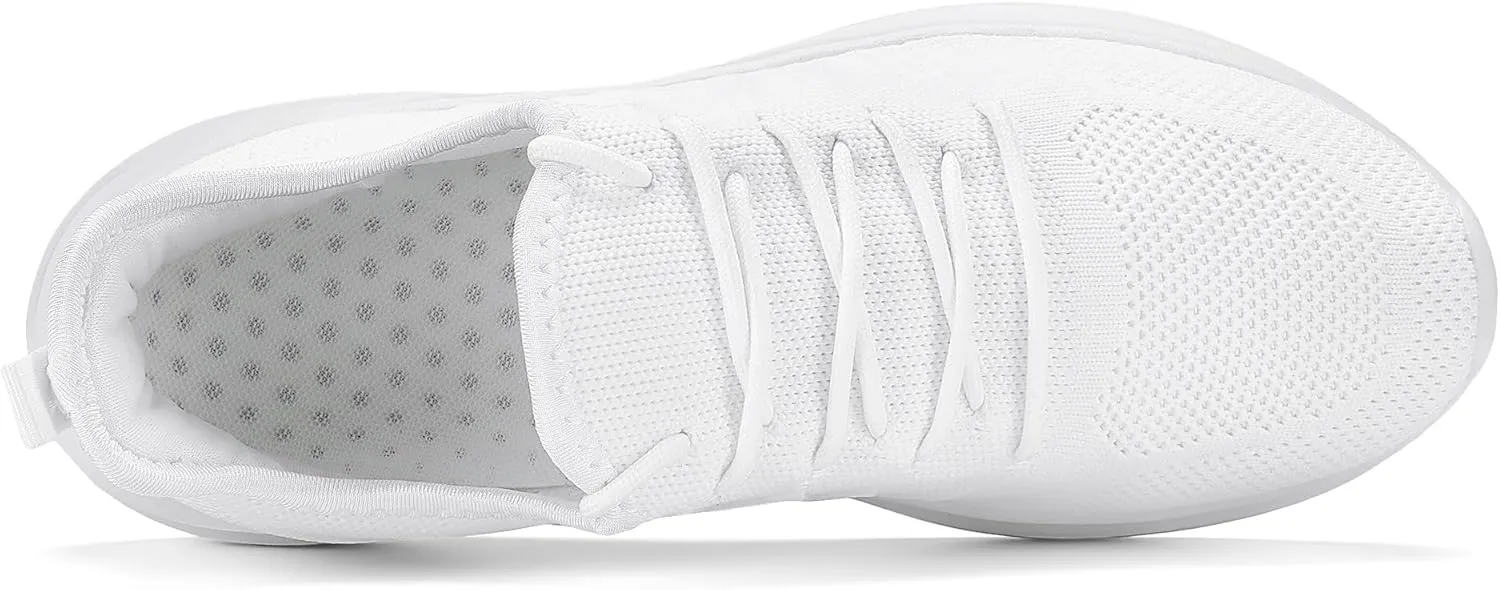LCGJR Men's Walking Shoes Ultra Light Running Casual Sneakers Slip-on Workout Tennis Shoes for Male Mesh Breathable Comfort Outdoor Indoor