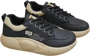 lilaBelle]2025 New Korean Women Sneakers | Spring White Platform Athletic Shoes | Non-Slip Cushioned Walking Shoes for Gym, Campus | Breathable Arch Fashion Footwear