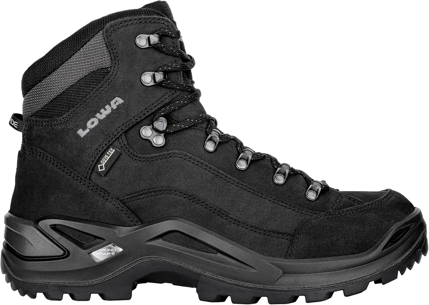 LOWA Renegade Gore-TEX Mid Walking Boots - AW21-15 - Black