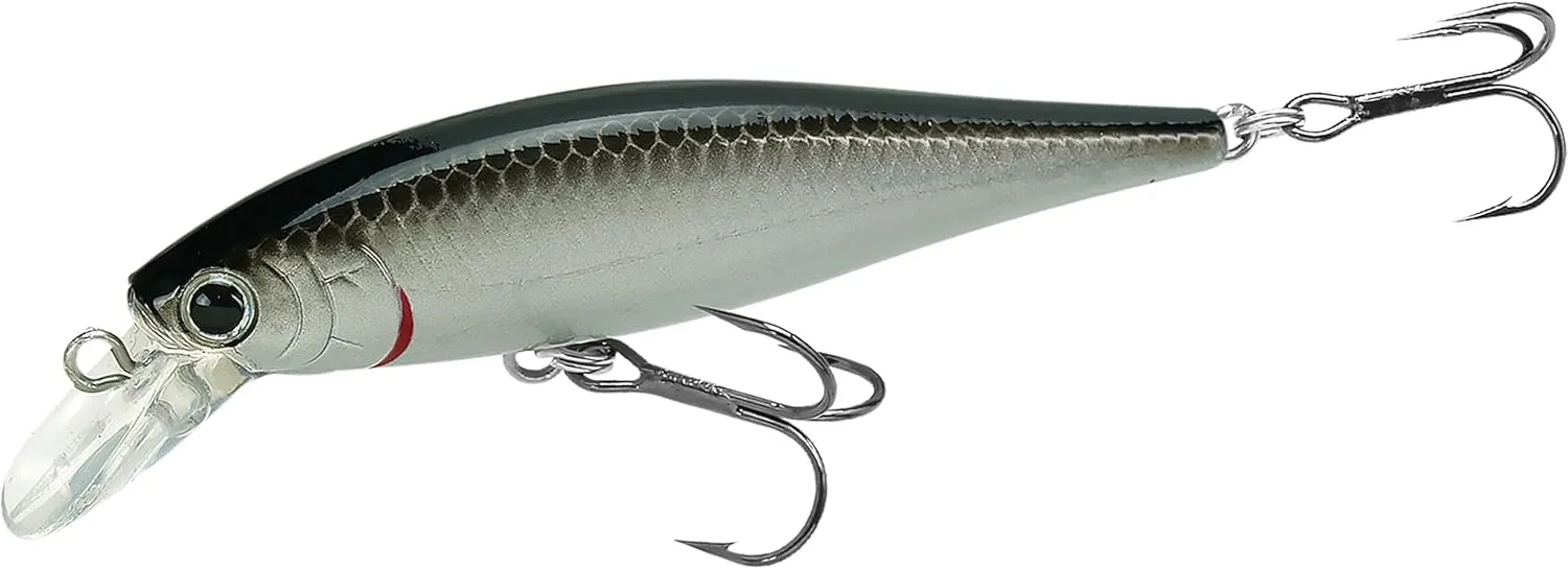 LUCKY CRAFT Pointer 65, 808 Shiner, Jerkbait, Trout Fishing Lure, Freshwater Bass Fishing Lure, Suspending Hard Bait with Side-to-Side Action, Weight Fixed Low Center Balancer