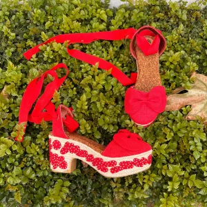 Mariana Embroidery Wonder Heels