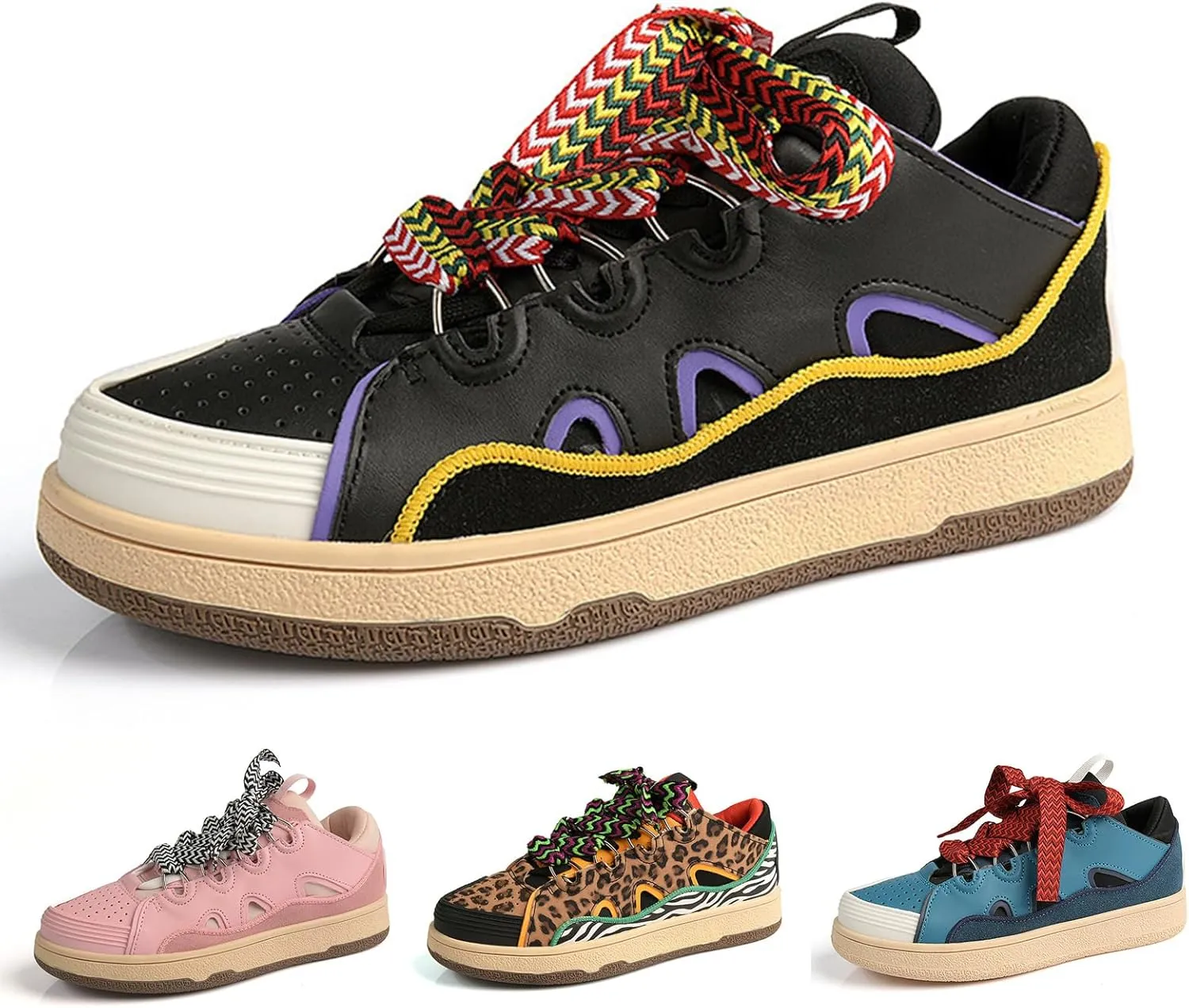 Men's and Women's Couple Trend Fashion Sneakers, Four Seasons Comfortable Wearable Slip-on Shoes, Street Style Shoes