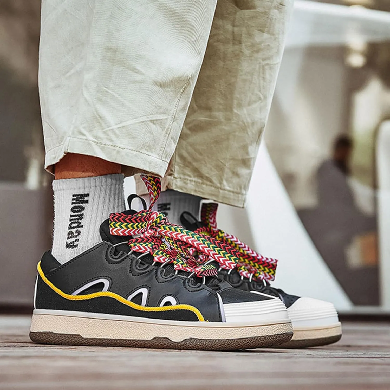 Men's and Women's Couple Trend Fashion Sneakers, Four Seasons Comfortable Wearable Slip-on Shoes, Street Style Shoes