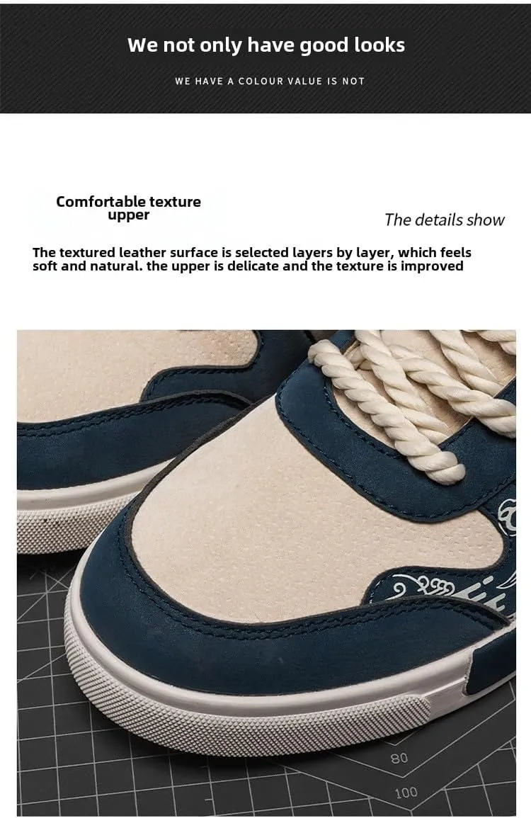 Men's Big Size Canvas Sneakers (US 39-47) | Elastic Closure Slip-On Shoes with Snake Print & Breathable Mesh | Casual Winter Shoes for Youth