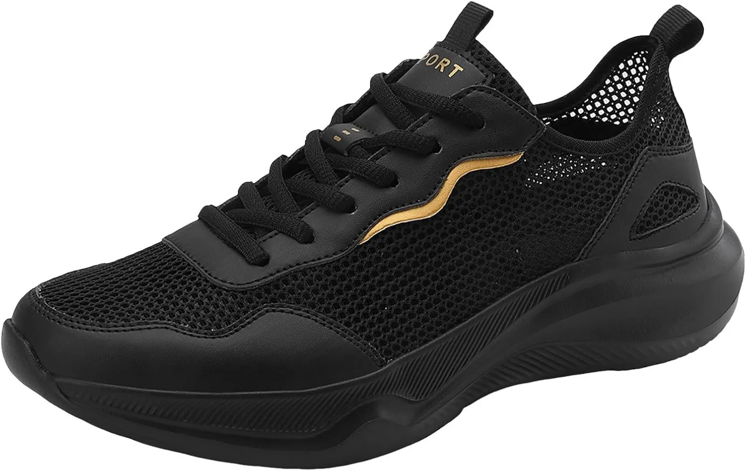 Men’s Everyday Sneakers Men Sports Shoes Fashionable New Pattern Mesh Breathable Comfortable Lightweight Outdoor Casual