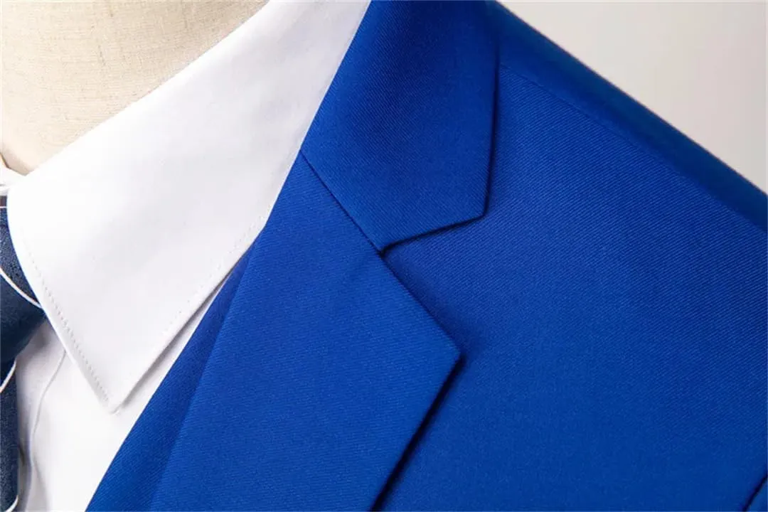 Men’S Slim Fit Business Single Breasted Blazer Length Long Sleeve Formal Office Social Wear