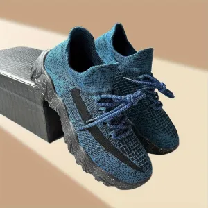 Men's Sports Shoes Hiking Shoes, Thick Sole Design, Fashion Casual Commuter Sneakers,