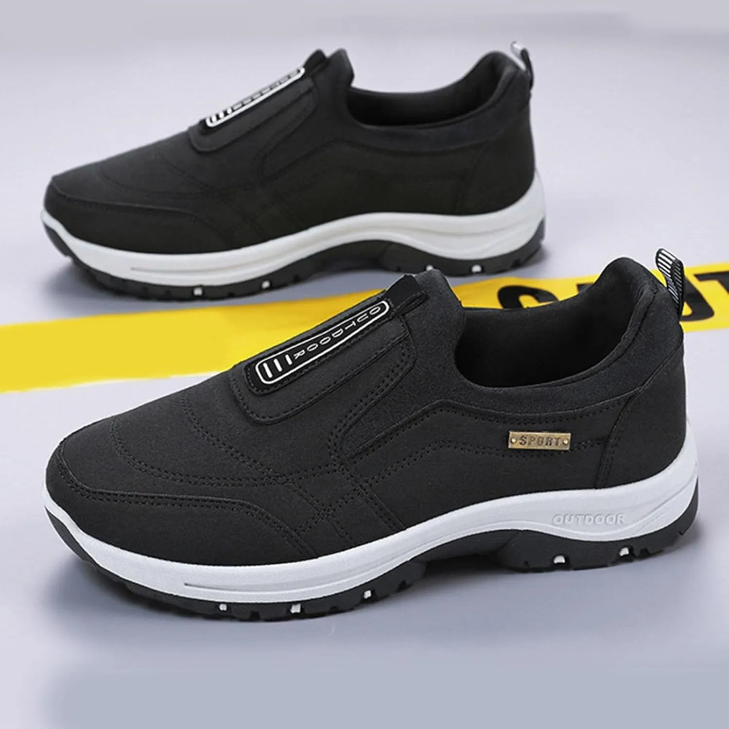 Men's Walking Shoes Sports Fashion Simple Running Classic Breathable Street Shoes
