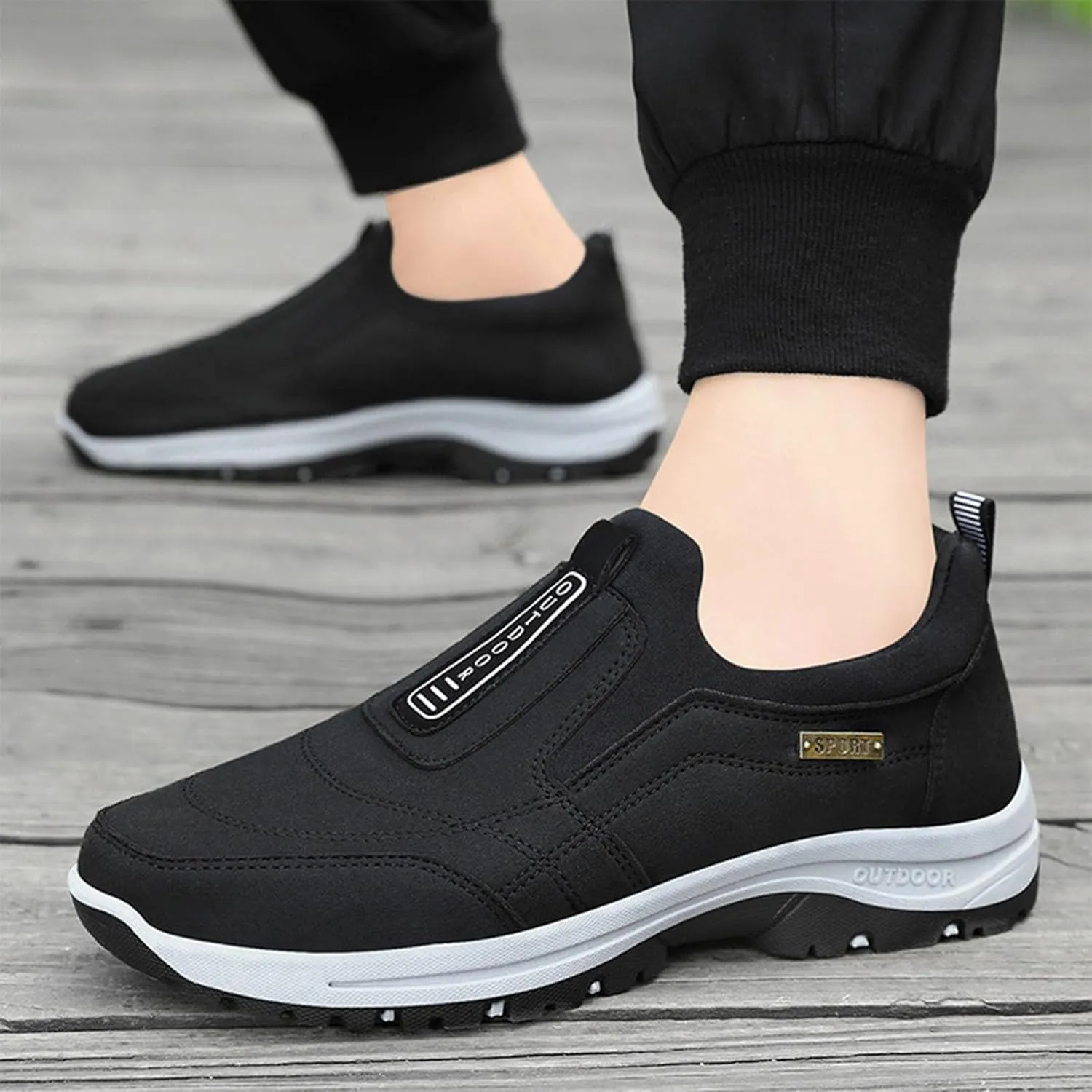 Men's Walking Shoes Sports Fashion Simple Running Classic Breathable Street Shoes