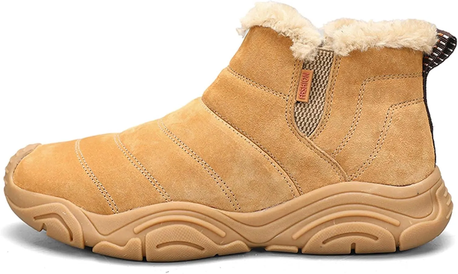 Men's Women's Winter Snow Boots,Outdoor Snow Sneakers,Slip-on,High-top Winter Shoes,Effective warmth, Non-slip, Wear-Resistant, Unisex snow boots. Suitable for all terrain wear
