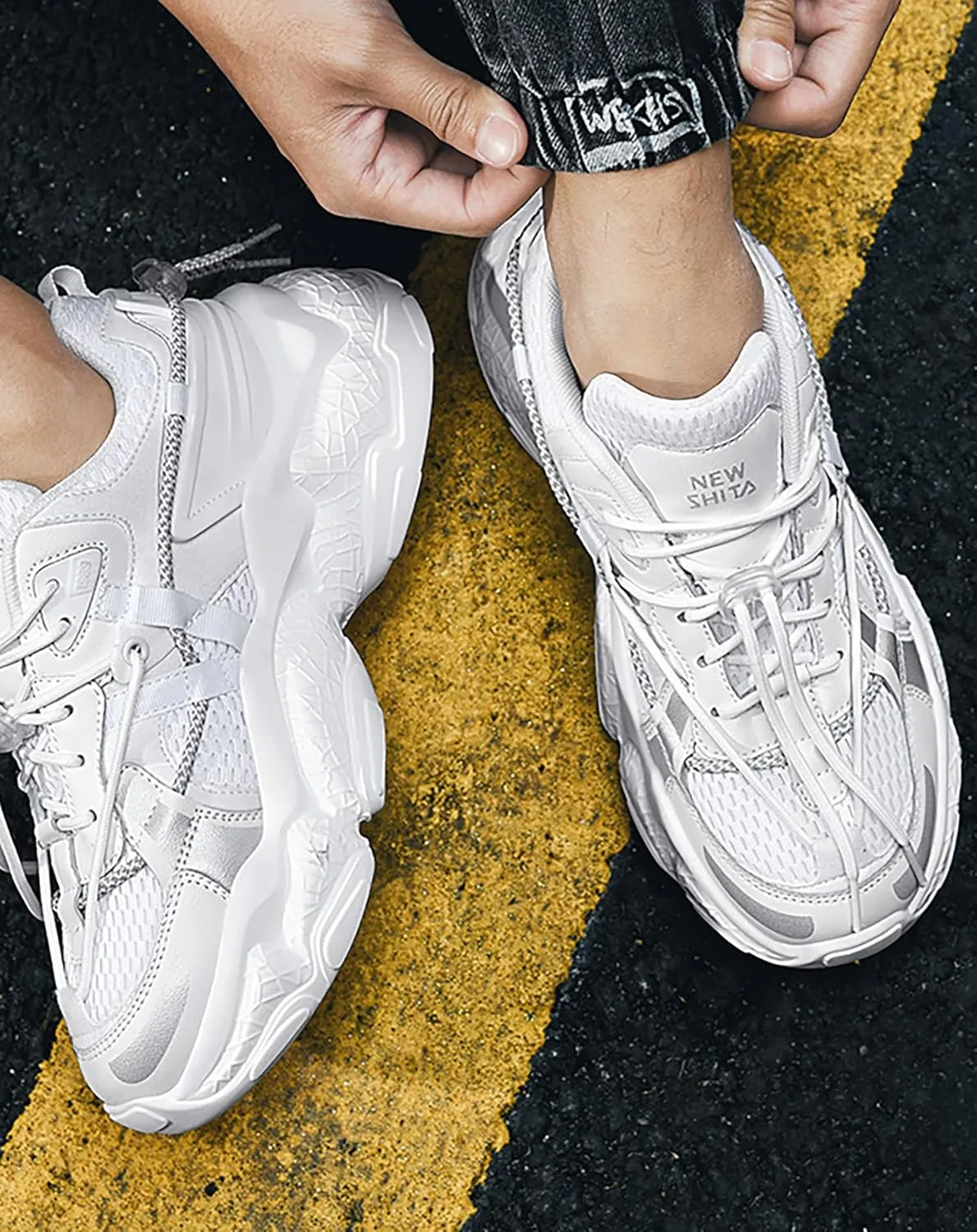 MFCT Techwear Streetwear Men's Urban Chunky Sneakers