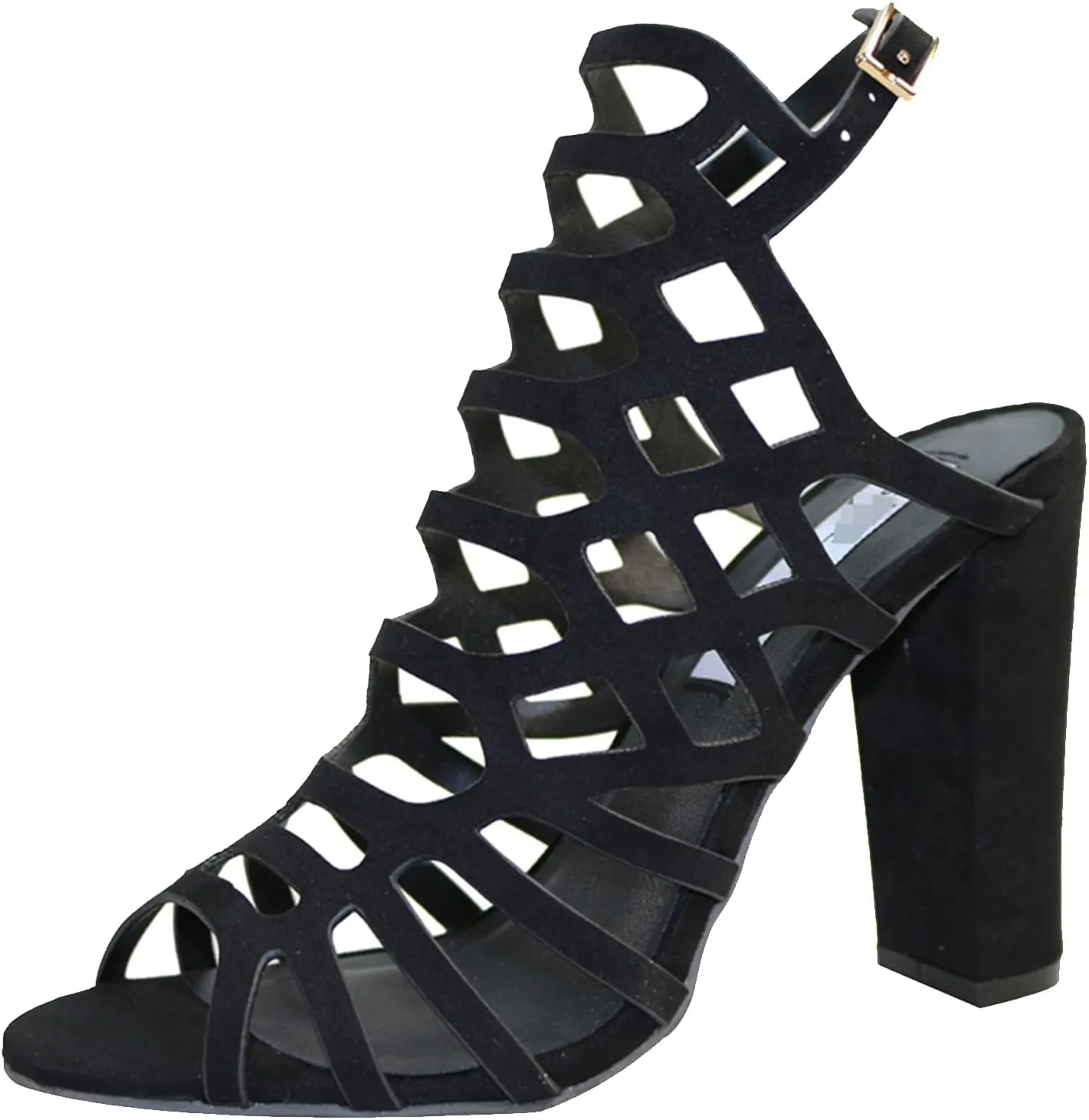 Minishion Womens Gladiator Sandals Slingback Sexy High Heel Dress Shoes TM020
