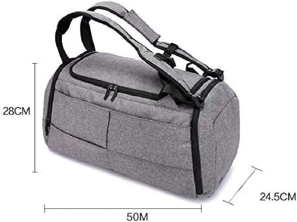 Multifunctional Layered Fitness Bag Men's Shoe Box Portable Handbag Shoulder Bag Travel Backpack Travel Bag Fitness Bag Large Capacity