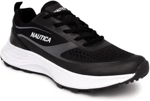 Nautica Men's Lace-Up Sneakers - Max Cushioning Running, Walking, Tennis Shoes - Comfortable Enhanced Support Athletic Sneakers-Balacava