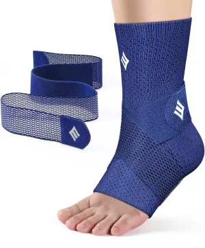 NEENCA Ankle Brace for Sprained Ankle with Removable Strap, Compression Sleeve for Plantar Fasciitis Relief Achilles Tendonitis, Ankle Support Brace, Ankle Stabilizer Wrap for Pain Relief, Women & Men