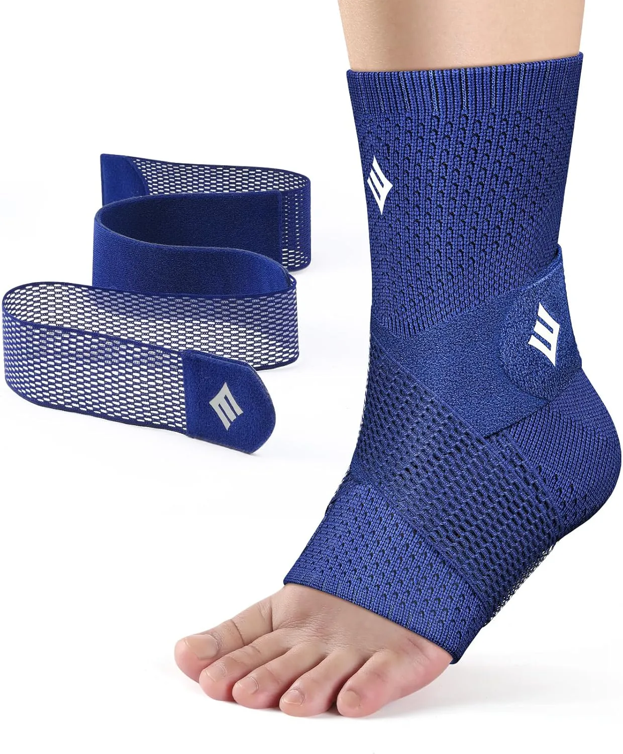 NEENCA Ankle Brace for Sprained Ankle with Removable Strap, Compression Sleeve for Plantar Fasciitis Relief Achilles Tendonitis, Ankle Support Brace, Ankle Stabilizer Wrap for Pain Relief, Women & Men