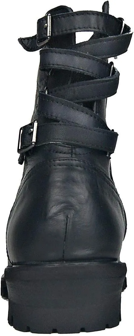 New Ankle Boots for Men Mens Zip Pointed Belt Boots Office Club Party Holiday Business for Show Pure Leather The First Layer of Cowhide