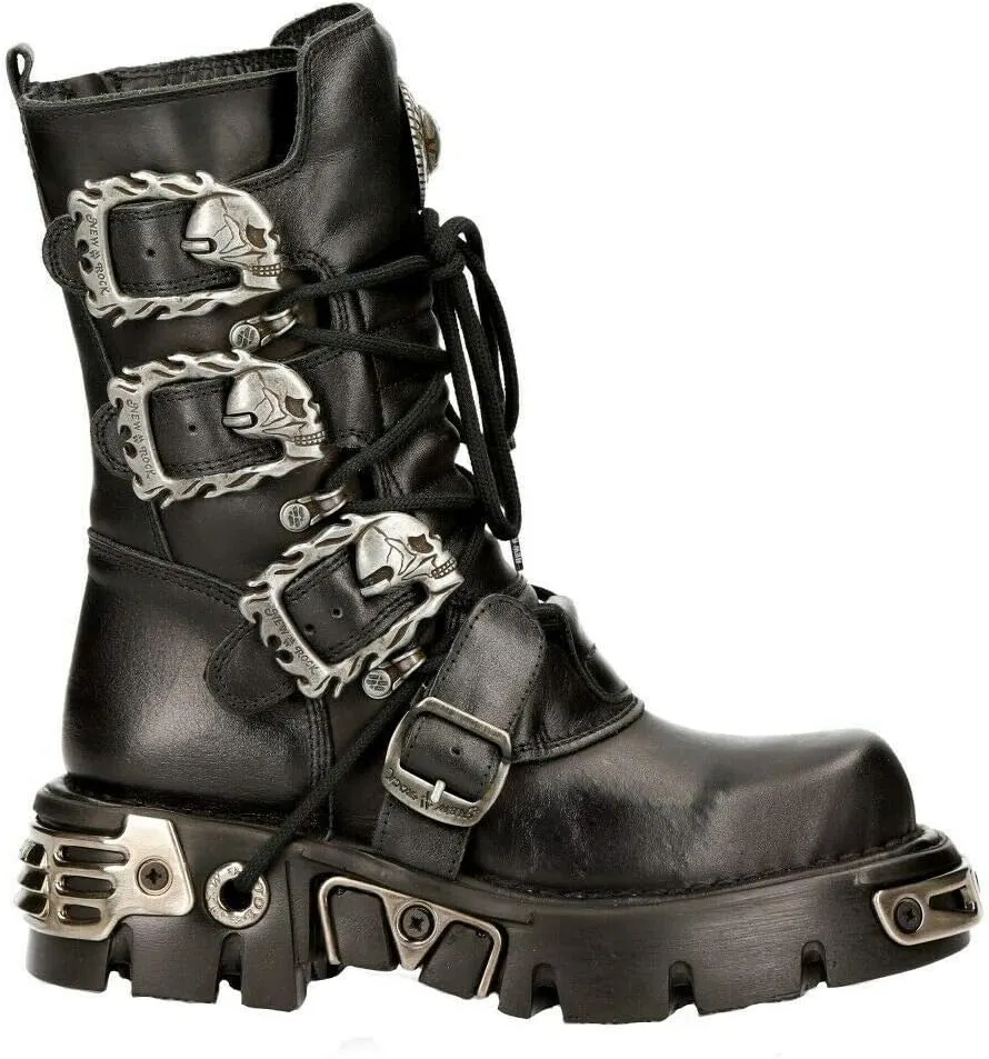 New Rock womens Combat Boots