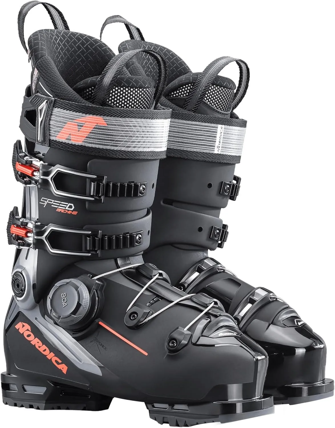 Nordica Men's Speedmachine 3 BOA 110 Ski Boots - High-Performance Durable Lightweight All-Mountain Ski Boots with BOA Fit System & Gripwalk Soles Ski Boots, 25.5