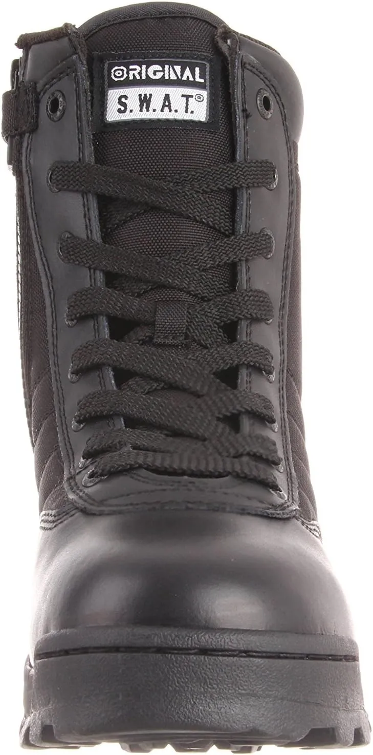 Original S.W.A.T. Classic 9" Side Zip - Boots for Men - Soft Toe Construction - Padded Tongue & Collar