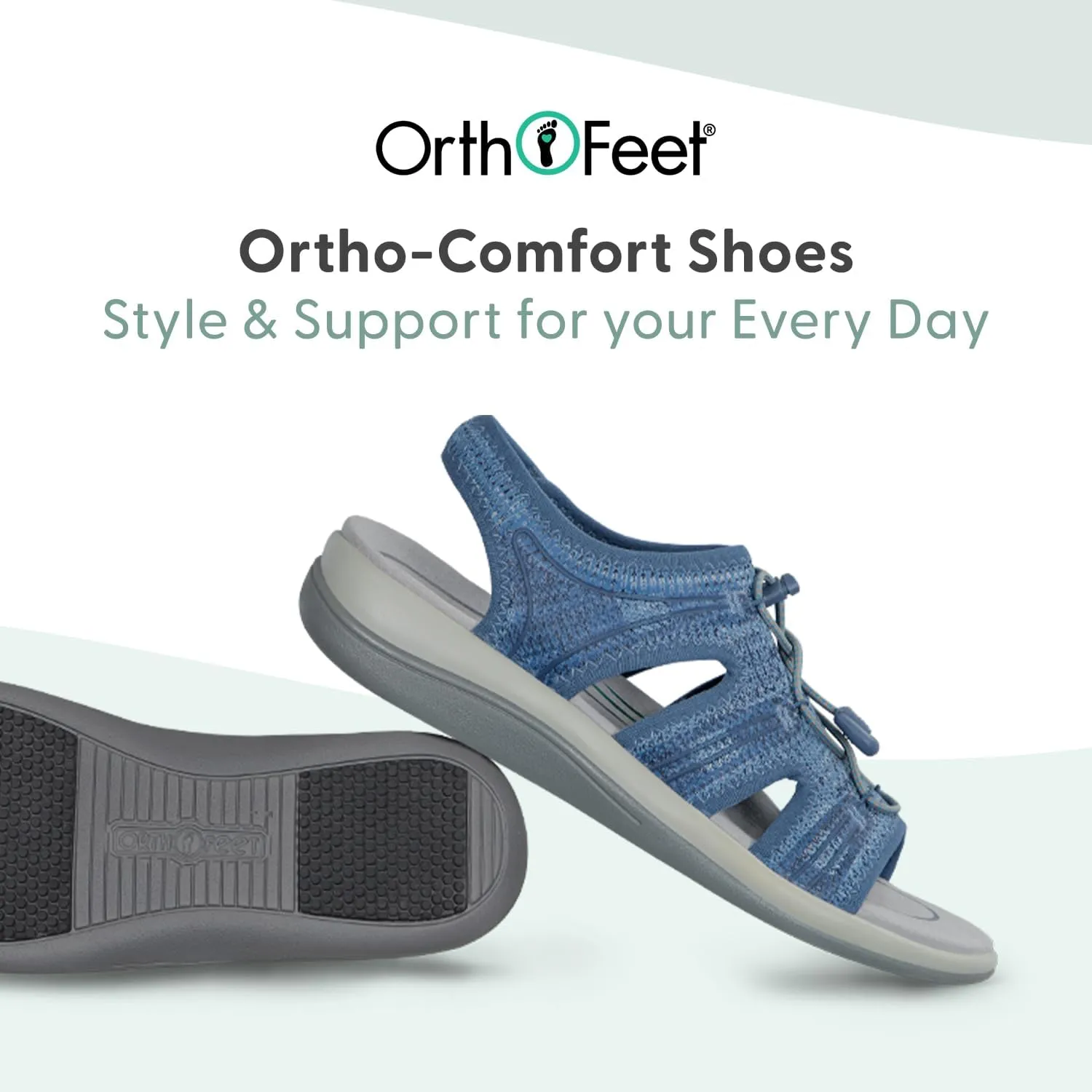 Orthofeet Women's Orthopedic Stretchable Maui Sandals