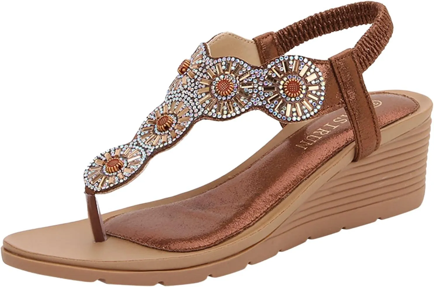 Platform Sandals Women Suede Leather Peep Toe Zipper Back Gladiator Sandals with Chunky Block Heel for Outdoor Events Orthopedic Sandal Beach Dressy Flip Flops for Wide Toe 2025 Spring
