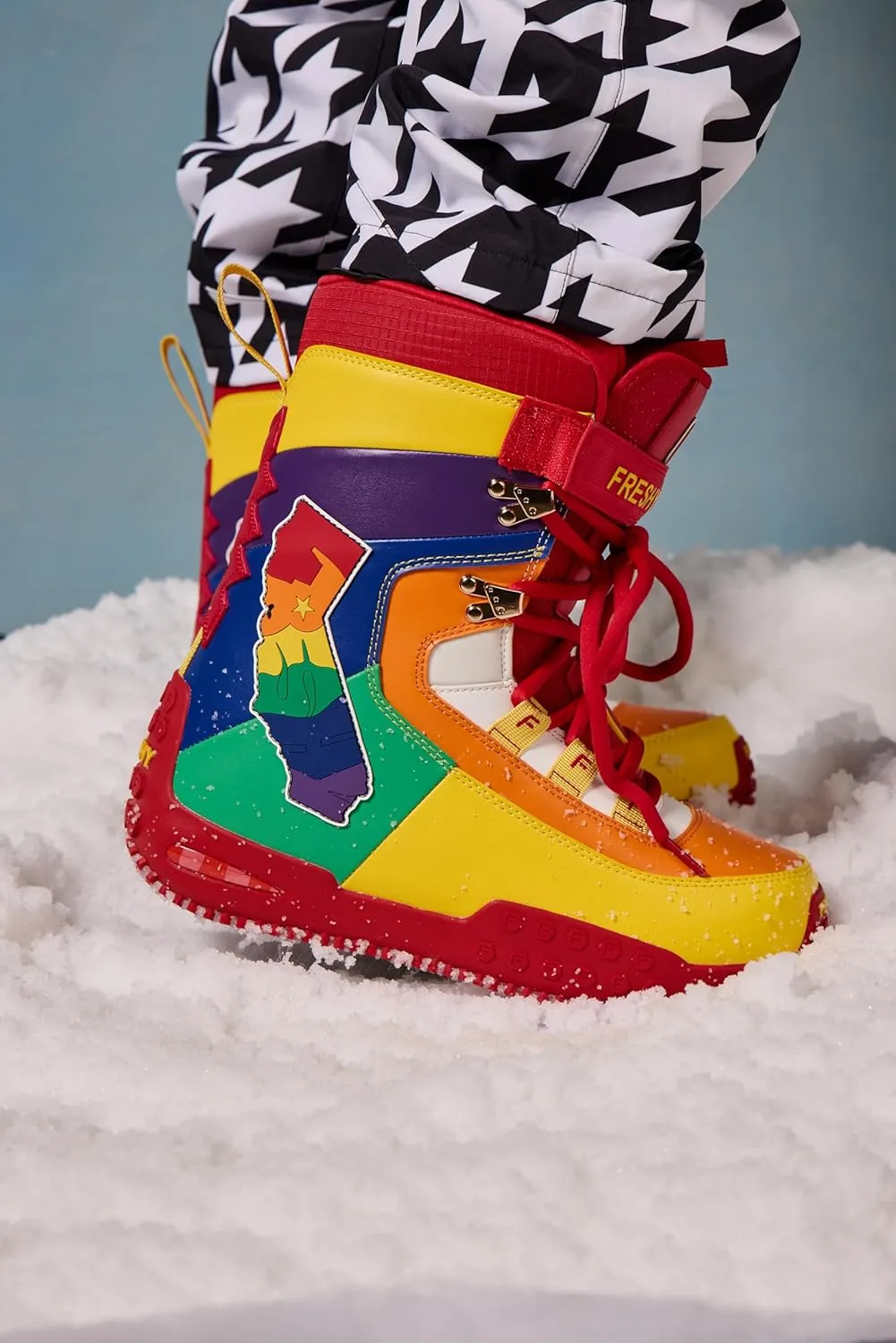 Pow Stomps Snowboard Boots, Waterproof. Custom-Fit Liner - Medium Flex for Snowboarding. Lightweight Durable Shoes