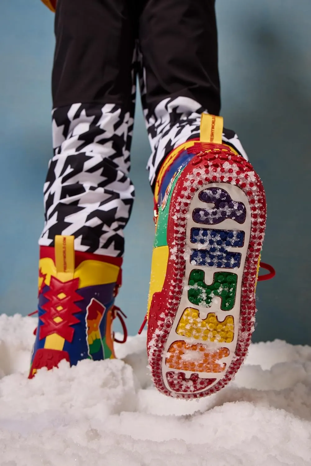 Pow Stomps Snowboard Boots, Waterproof. Custom-Fit Liner - Medium Flex for Snowboarding. Lightweight Durable Shoes