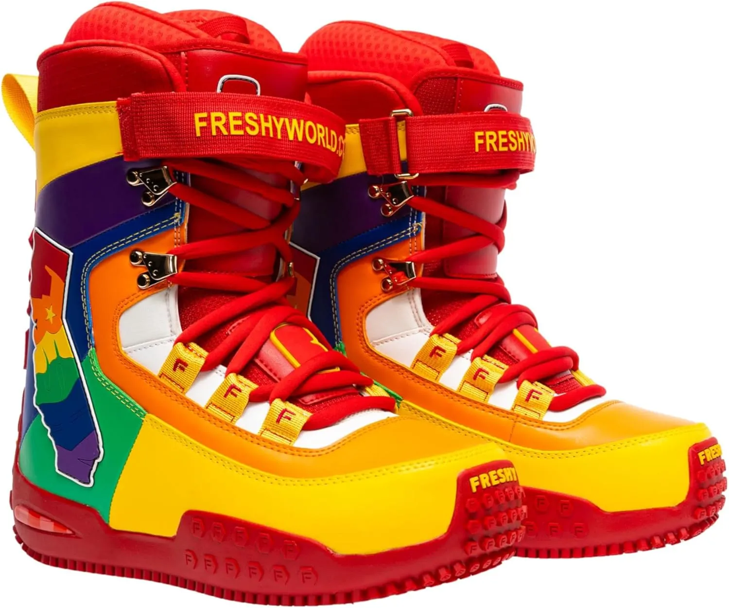 Pow Stomps Snowboard Boots, Waterproof. Custom-Fit Liner - Medium Flex for Snowboarding. Lightweight Durable Shoes