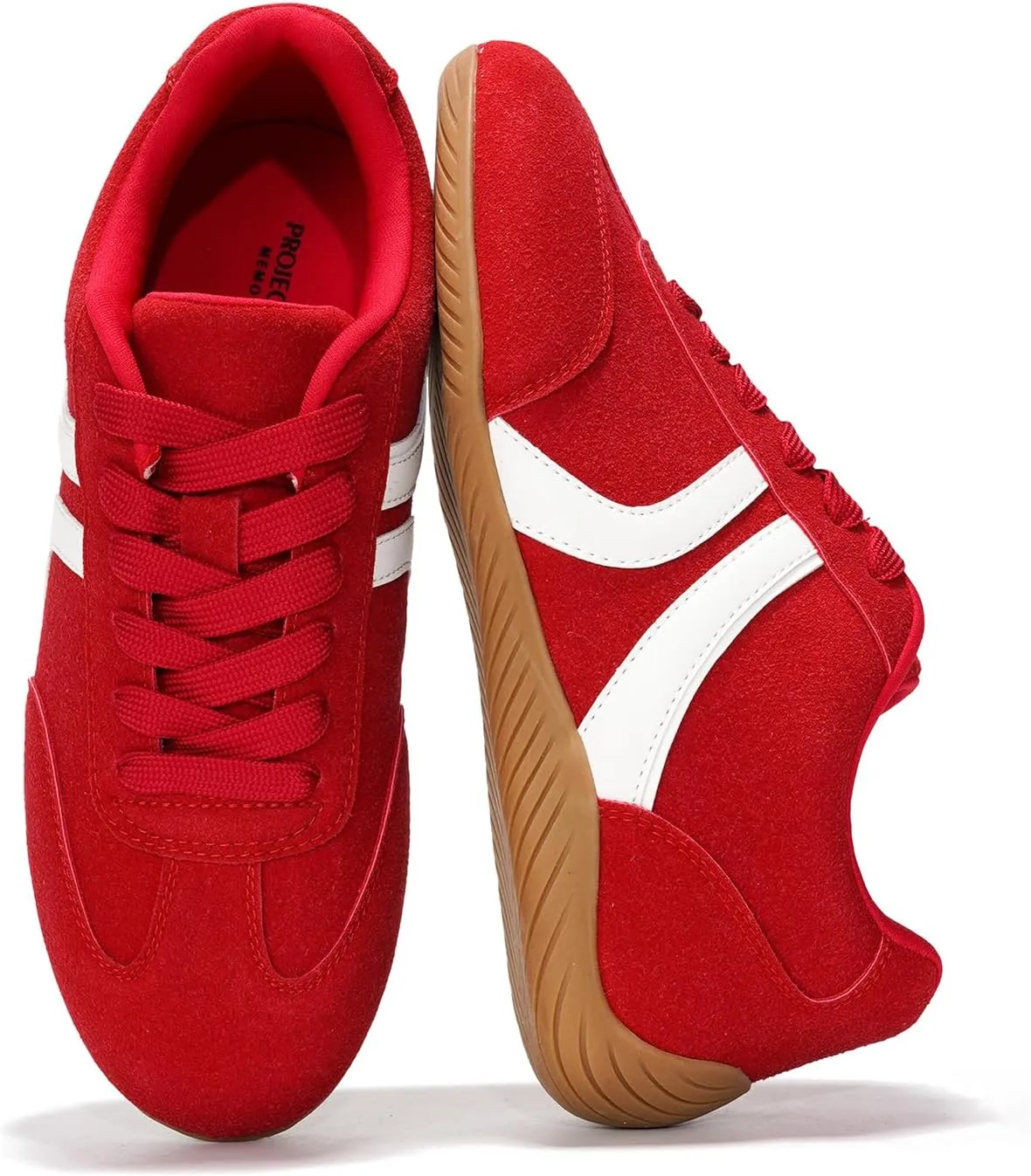 Project Cloud Ballerina Sneakers for Women – Memory Foam Lace-Up Womens Shoes – Lightweight & Non Slip Womens Shoes Casual – All-Day Women's Fashion Sneakers for 2025 (Goal)