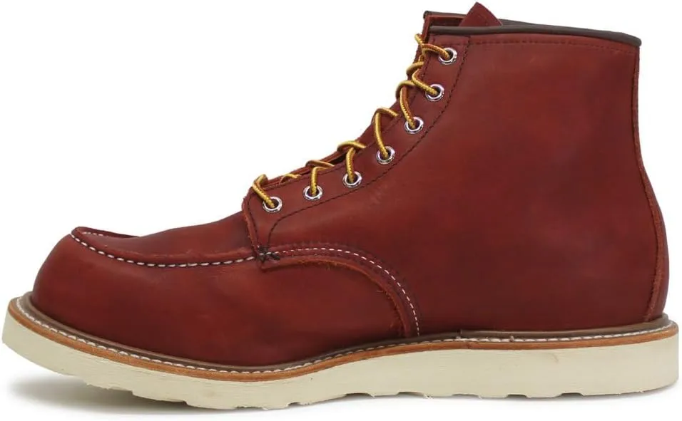 Red Wing Mens 6 Inch Moc Leather Boots