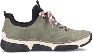 Rieker 45973 Angela Slip-On Women's Sneakers - Lightweight Walking Shoes with Durable Sole and Side Zipper - Cushioned, Flexible Sneakers for Everyday Wear and Comfort