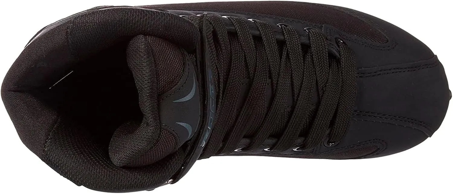 Roces Men's RSK 2 Durable Reinforced Upper Anatomic Padding Lace & Power Strap Closure Outdoor Rink Sport & Leisure Ice Hockey Skate, Stainless Steel Blades