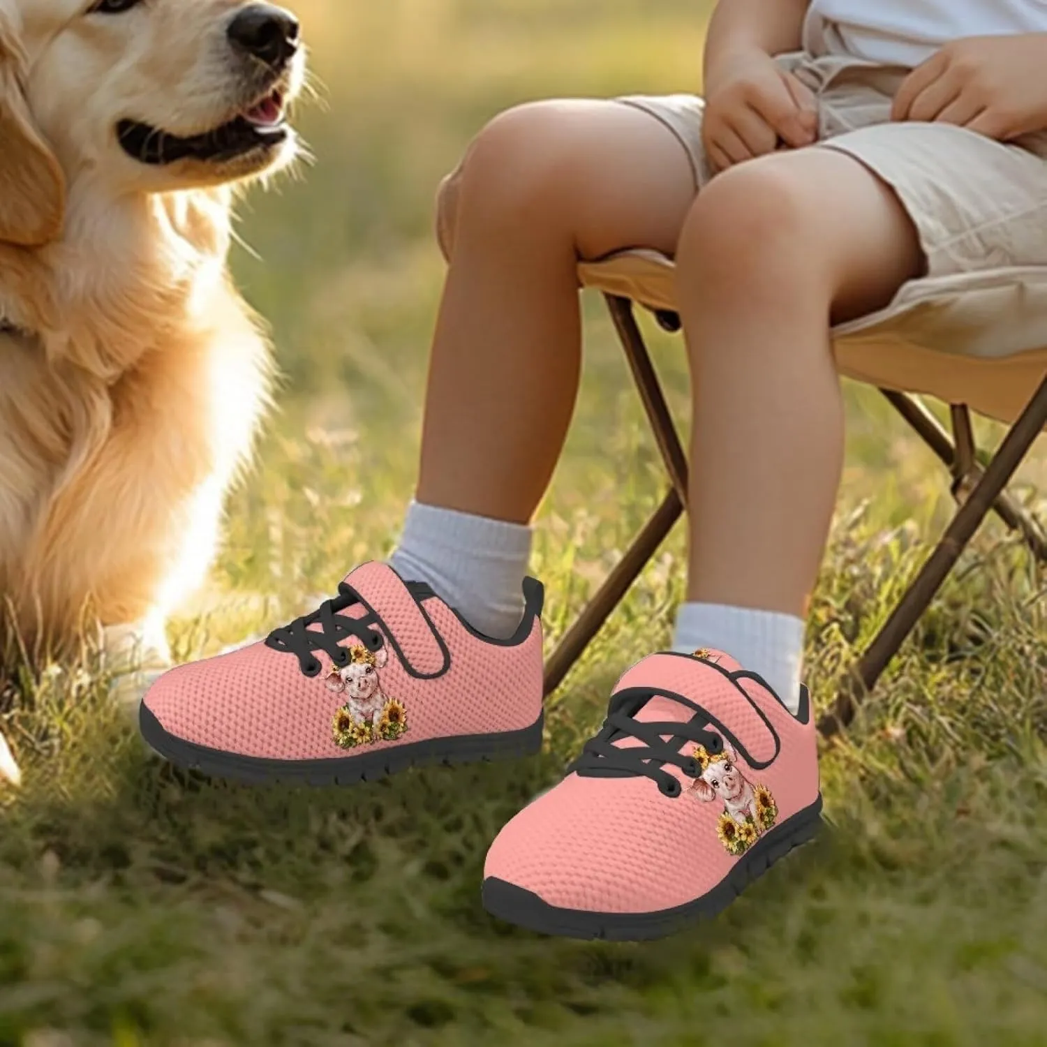 Running Shoes for Girls Pink Kids Tennis Shoes School Casual Sneakers