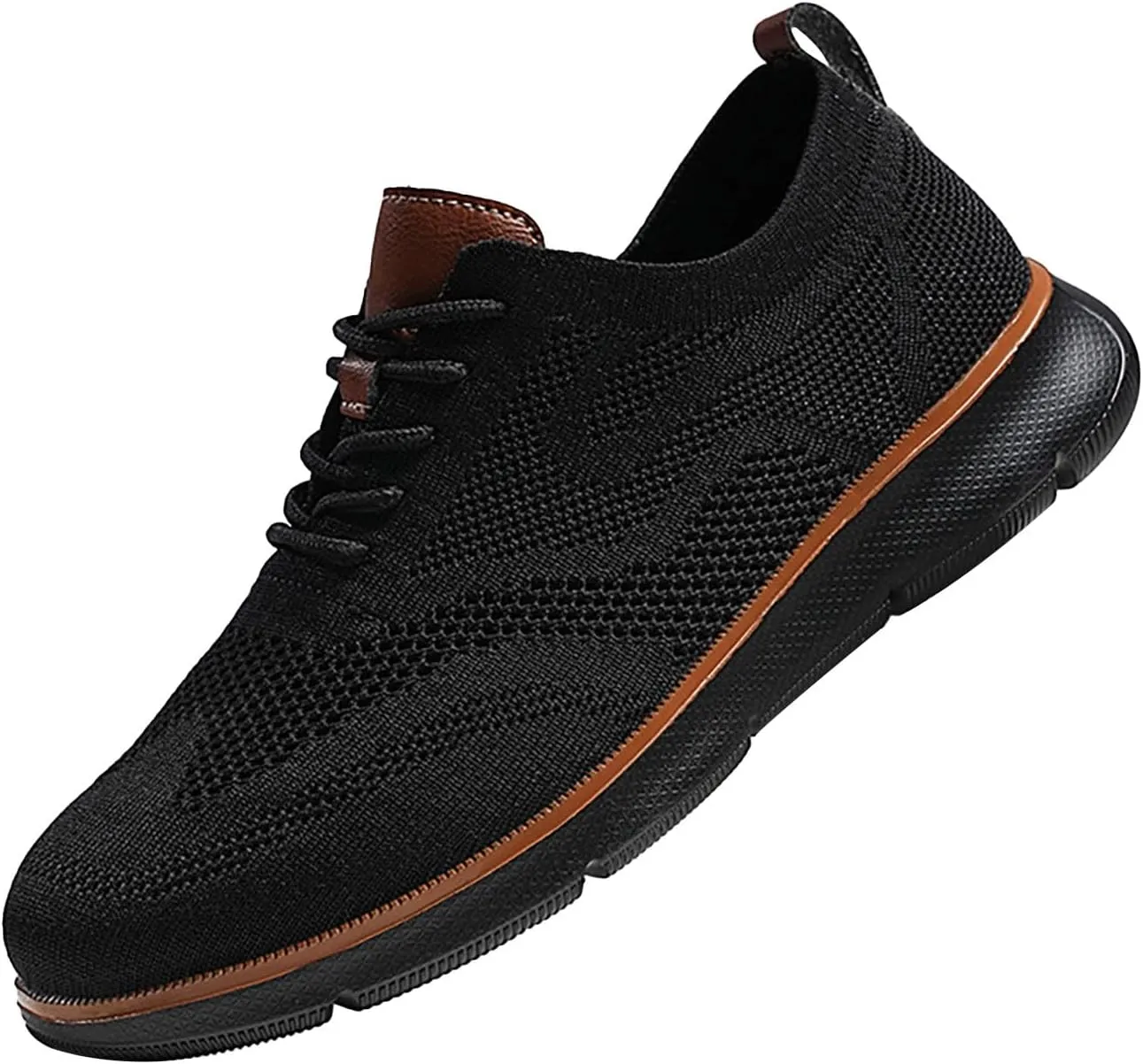 Sales Today Clearance Mens Oxfords Lace-Up Lightweight Casual Walking Shoes Sneakers Disguised As Dress Shoes Womens Platform Sneakers Mesh Shoes Men Slip on Sneakers Woven Orthopedic