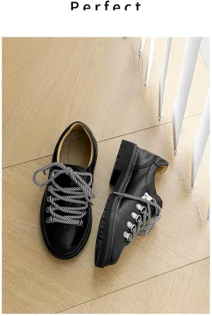 Santimon Men's Faux Grain & Suede Leather Lace-Up Oxford Sneakers – Anti-Slip Fashion Dress Oxfords Classic Casual Boat Shoes