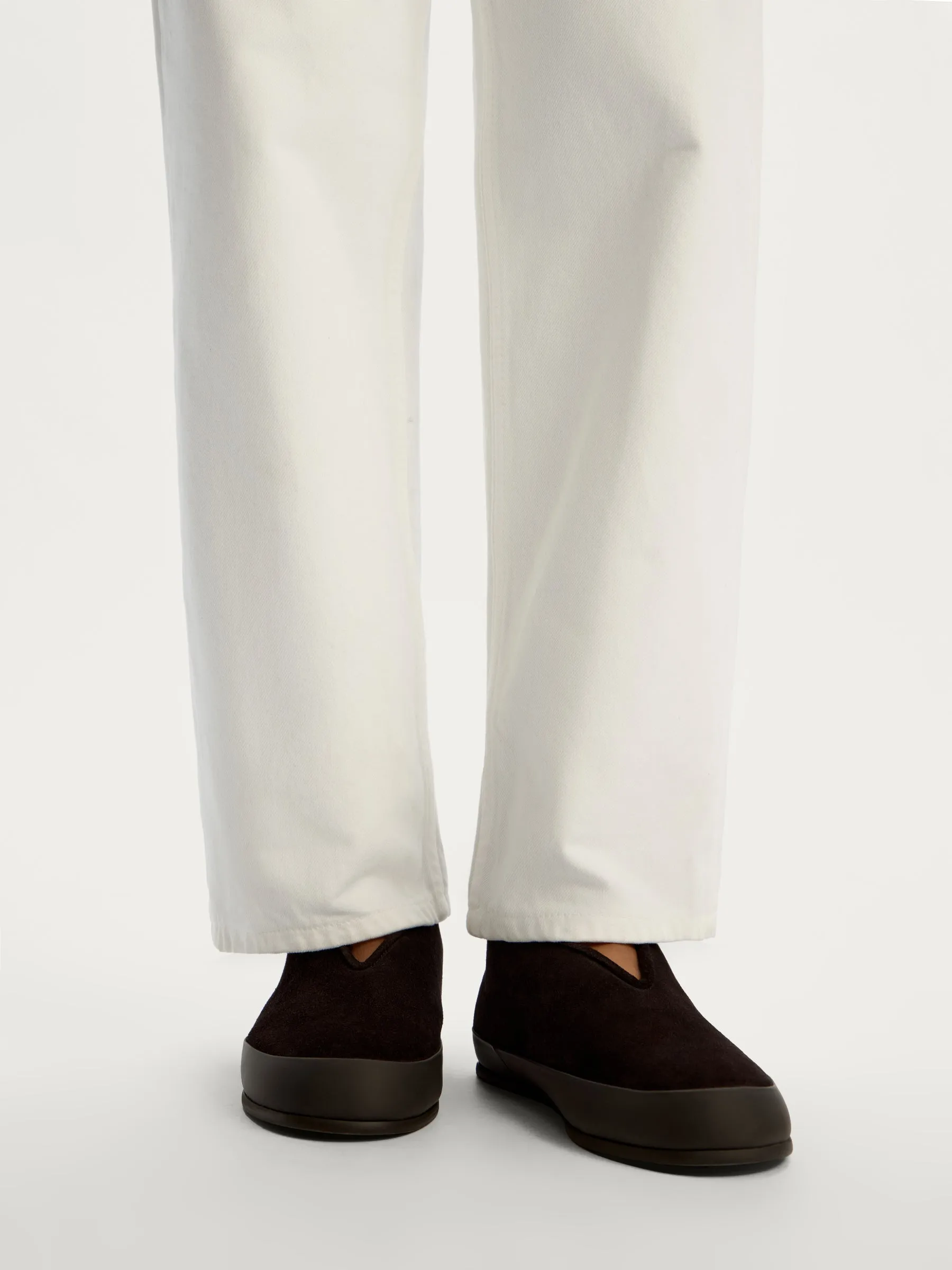 Shearling-lined loafers