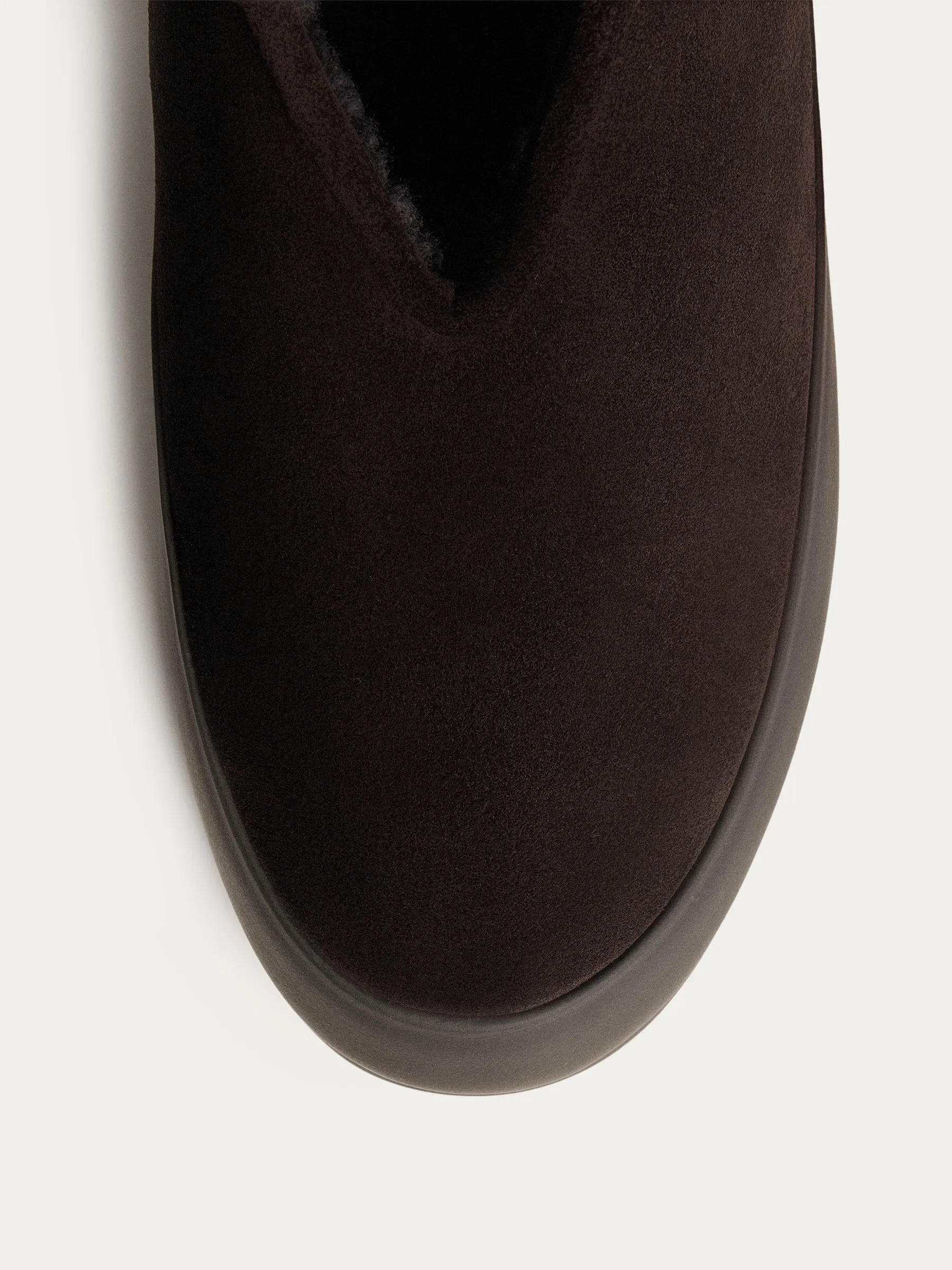 Shearling-lined loafers