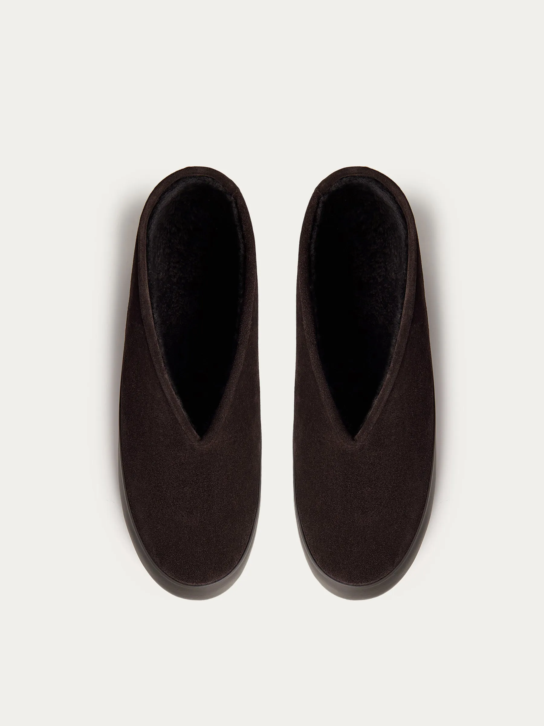 Shearling-lined loafers