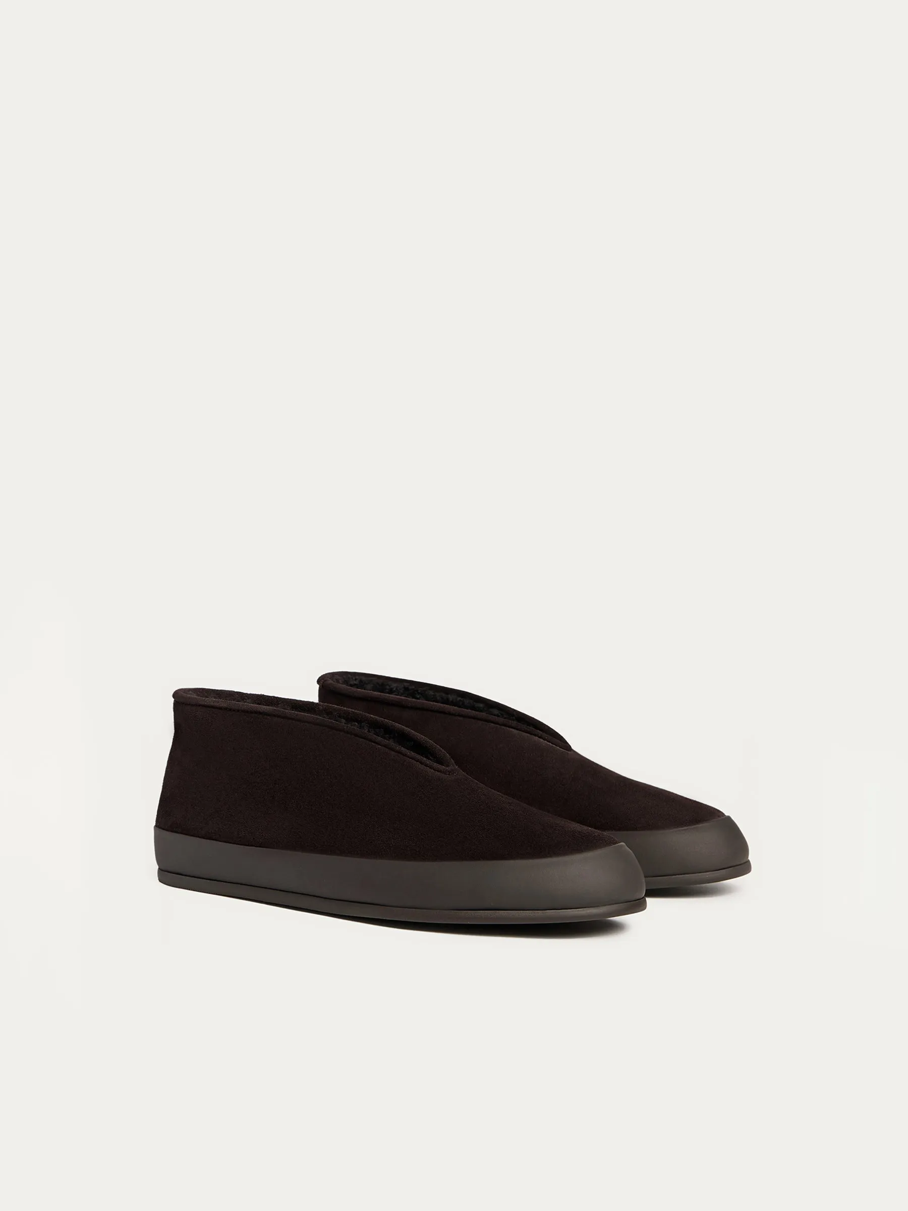 Shearling-lined loafers