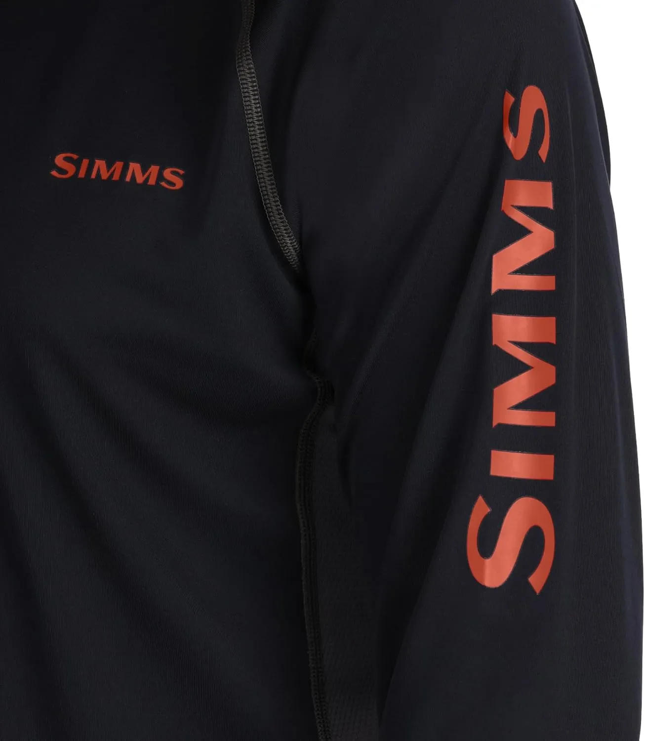 Simms Challenger Solar Hoody for Men - UPF 30  Long Sleeve Fishing Sun Shirt with Hood, Breathable & Moisture-Wicking Fabric