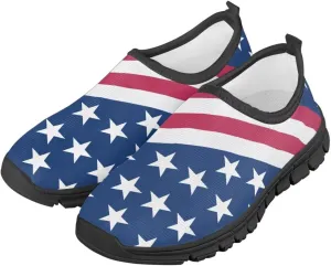 Skateboard Shoes for Boys Girls,Children's EVA Sole Low-Top Elastic Sneakers Slip On Flats Sneakers,Size 11 to 15