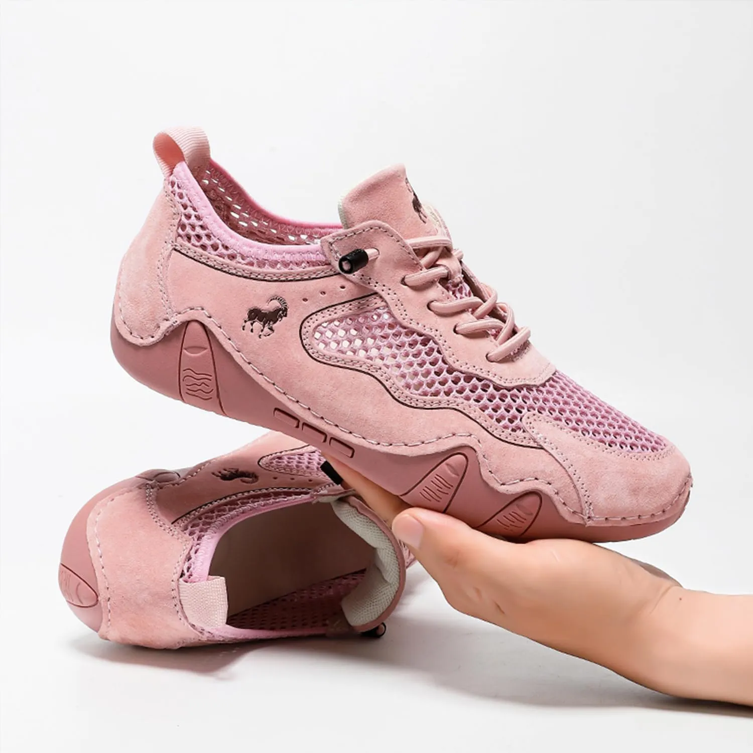 Skywalk Summer Ultra-Breathable Outdoor Mesh Walking Shoes for Hiking, Gym & Daily Wear Non-Slip Lightweight Casual Sneakers