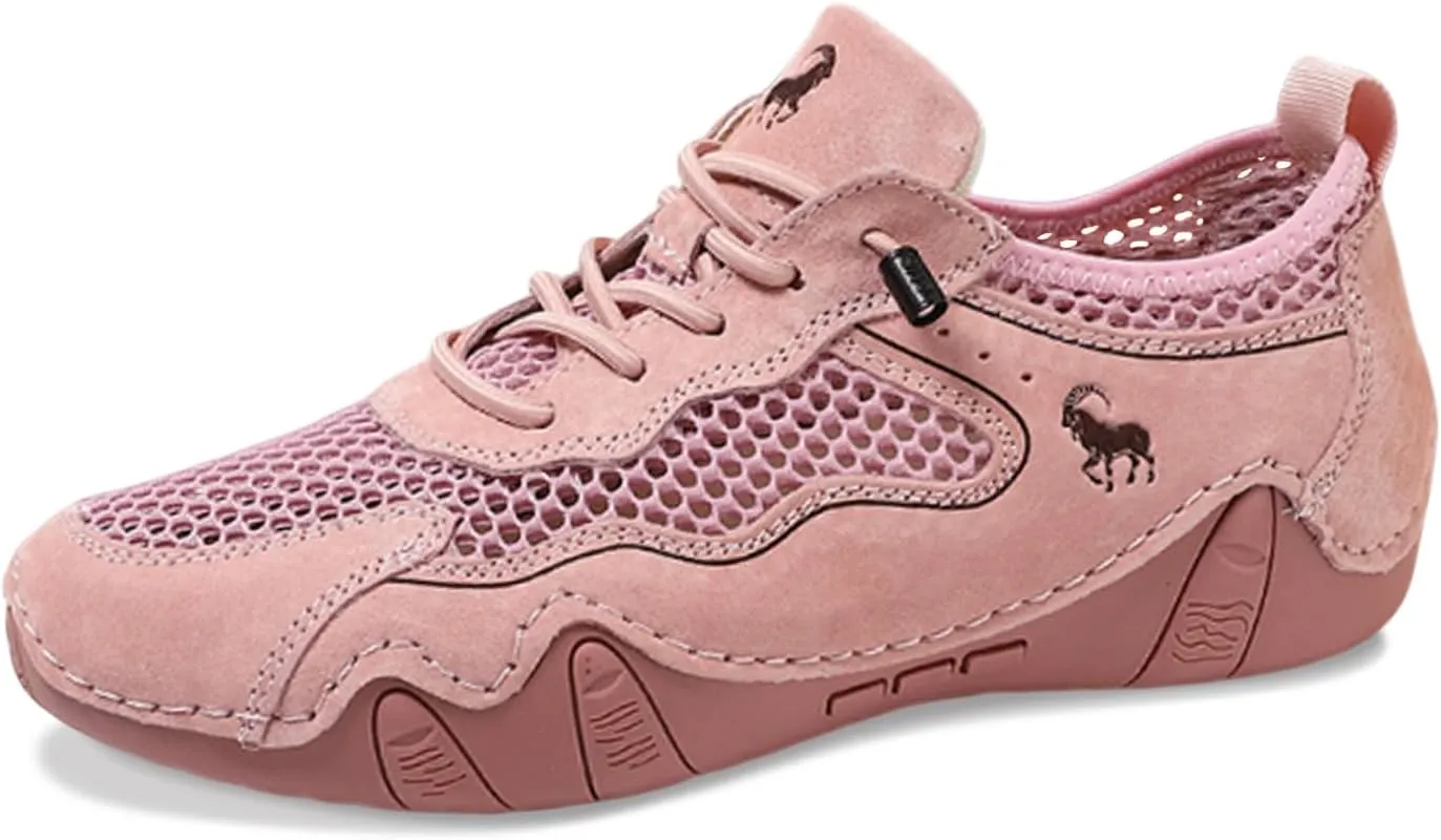 Skywalk Summer Ultra-Breathable Outdoor Mesh Walking Shoes for Hiking, Gym & Daily Wear Non-Slip Lightweight Casual Sneakers