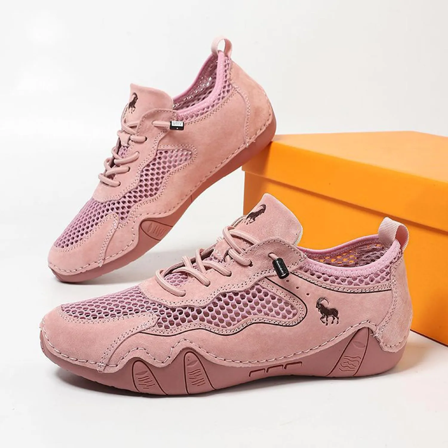 Skywalk Summer Ultra-Breathable Outdoor Mesh Walking Shoes for Hiking, Gym & Daily Wear Non-Slip Lightweight Casual Sneakers
