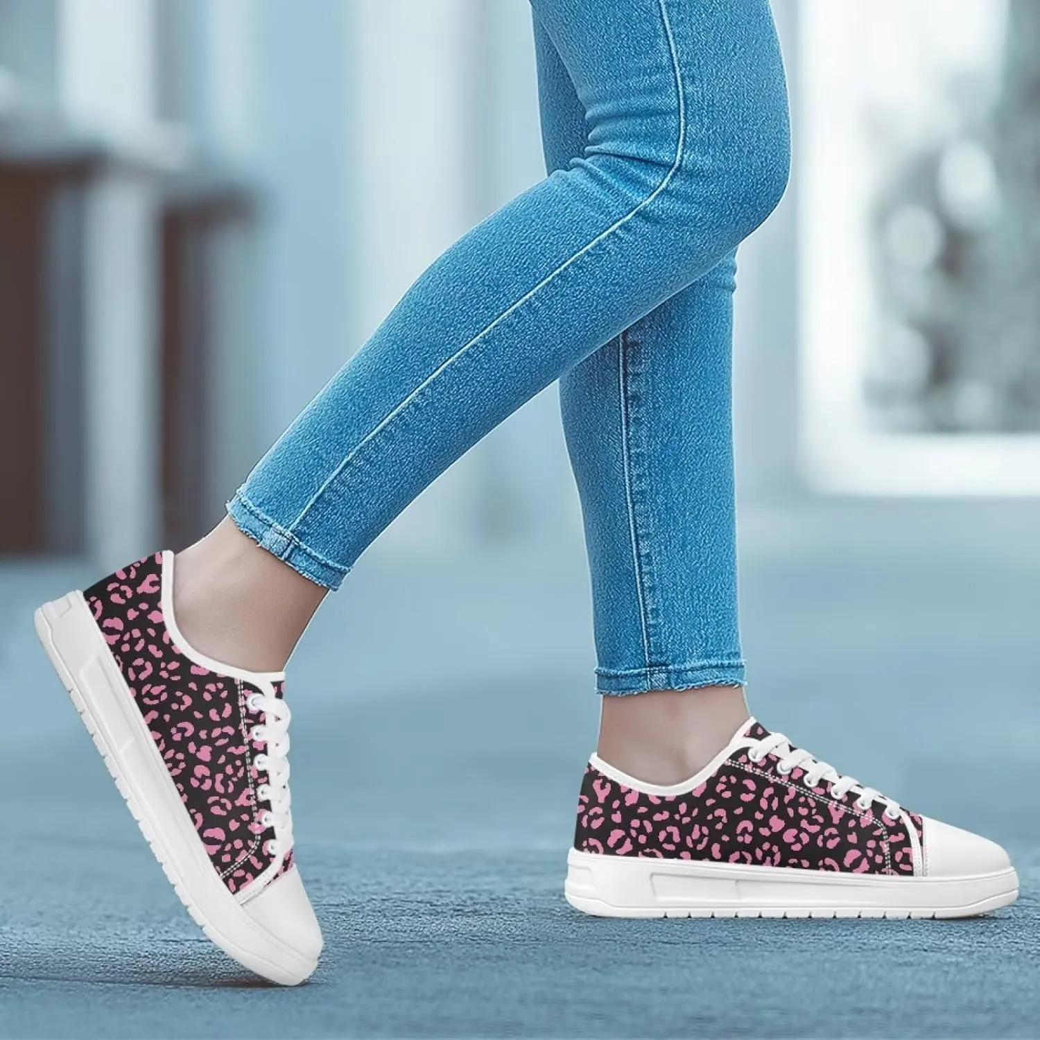 Sneakers for Women Memory Foam Spring Shoes for Women Footwear Slip-On Canvas Shoes Non Slip Fashion 5.5-13.5
