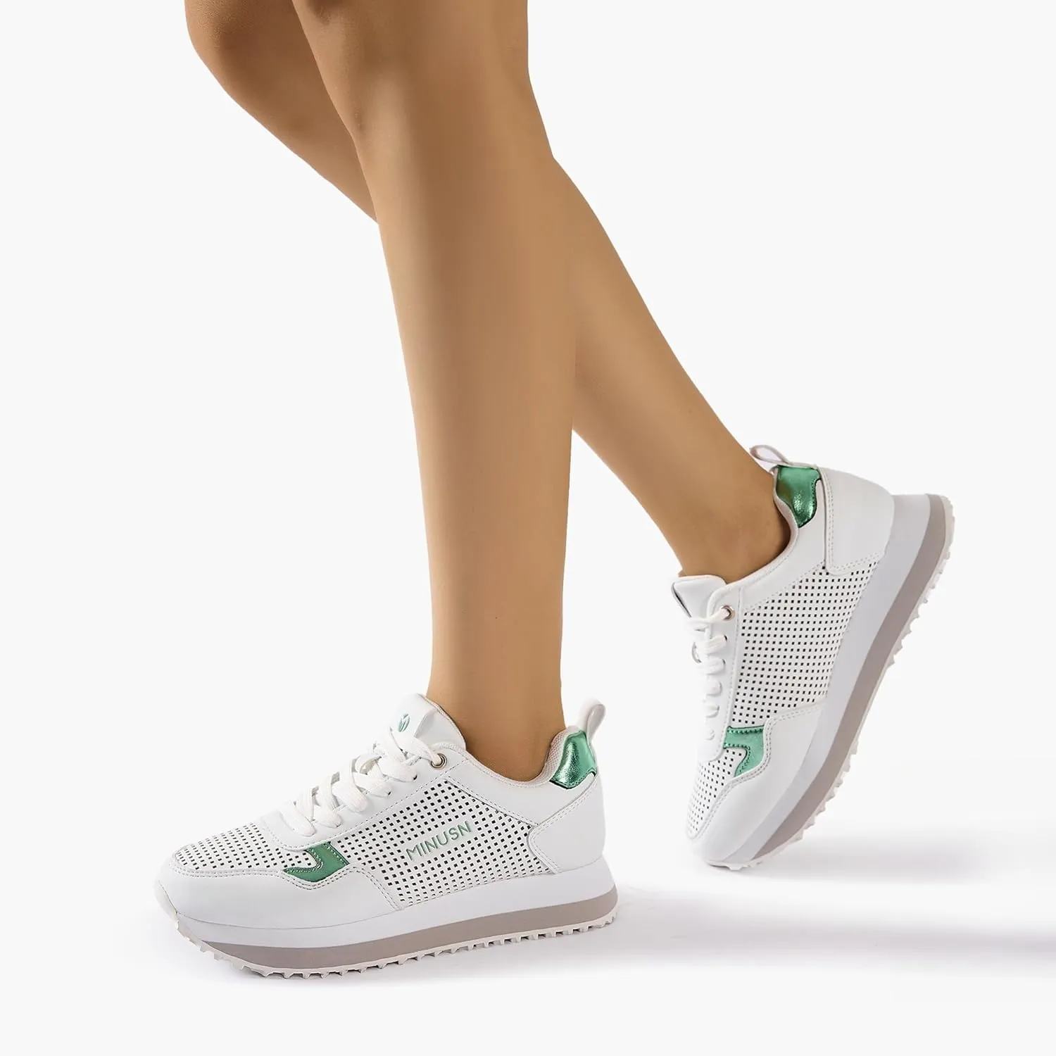 Sneakers for Women Thick Casual Walking Shoes Platform Breathable Tennis Shoes Chunky Sneaker Comfortable Heighten Stylish
